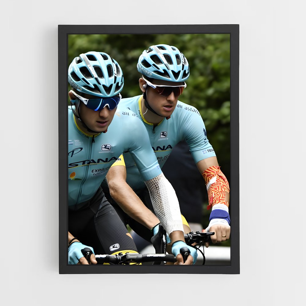Poster Piste Libérée – affiche Cyclisme (vue 2)